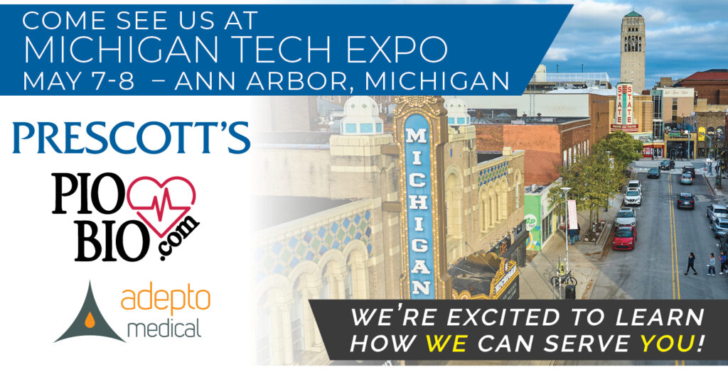 Come see Prescott's at Michigan Tech Expo May 7-8 – Ann Arbor, Michigan