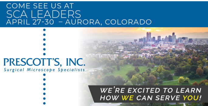 Come see Prescott's at SCA Leaders April 27-30 – Aurora, Colorado